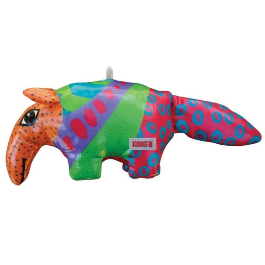 Anteater Dog Toy (10.2cm x 18.4cm x 24.1cm) (Multicoloured) - Multicoloured - Kong
