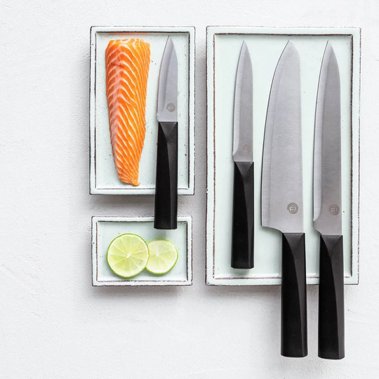 Stainless Steel 5 Piece Knife Block Set