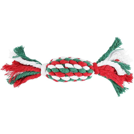 Colorful Teething Bite Holiday Aggressive Chews Dog Bite Toy, Candy, 4PCS