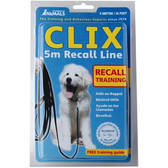 Clix Long Recall Line (5m) (May Vary) - May Vary - Company Of Animals