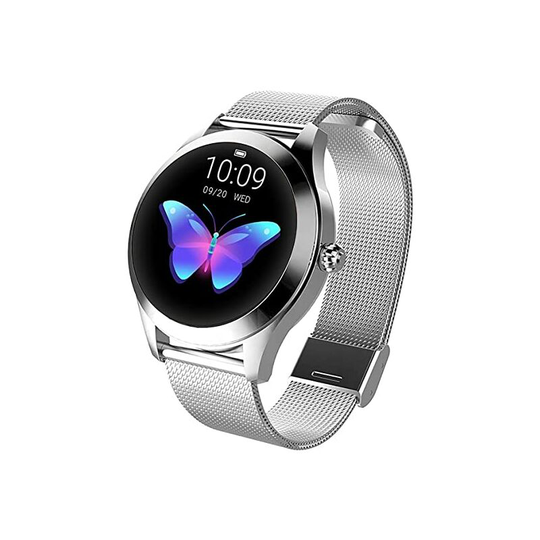 Round Smartwatch,Clocks,Men's Women's Smartwatch with Heart Rate, Connected Bracelet, Pedometer, Touch, led Screen, Performance Tracking, Waterproof,