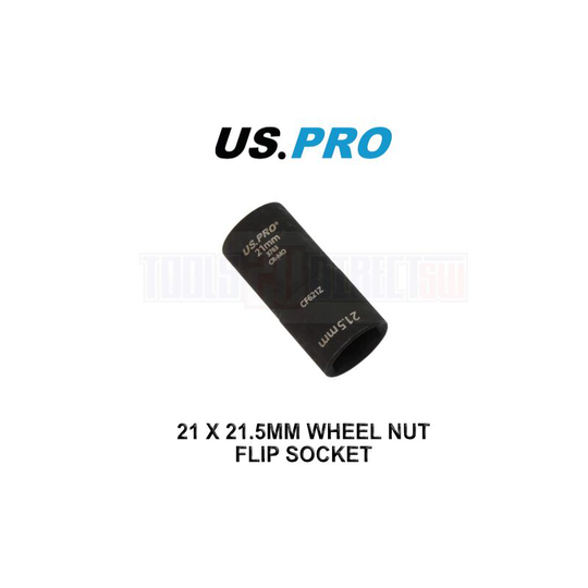 US PRO Tools 21 x 21.5mm Wheel Nut Flip Socket 3763