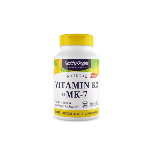 Healthy Origins Vitamin K2 MK-7 100 mcg 180 Veg Softgels