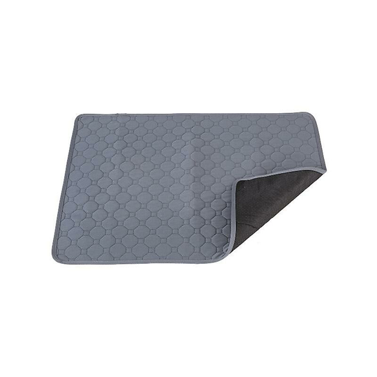 Washable Dog Pet Diaper Pad Waterproof Reusable Gray m 70x50cm