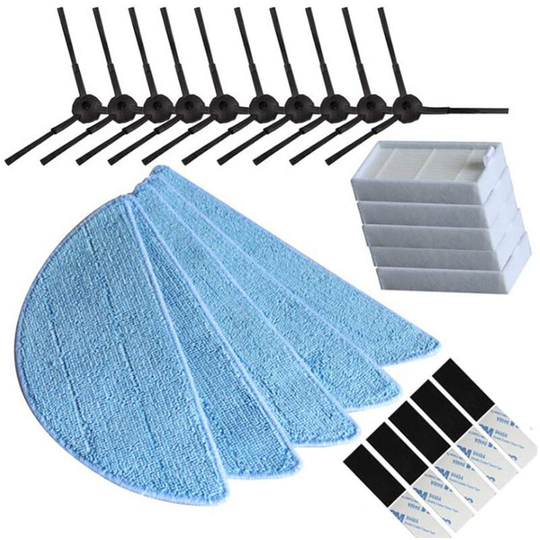 Accessories for 5 groups vacuum cleaners, sweepers, filters, side brushes and wipes for ilife v5s ilife v5 pro model ilife x5 V3 + V5 V3 v5pro