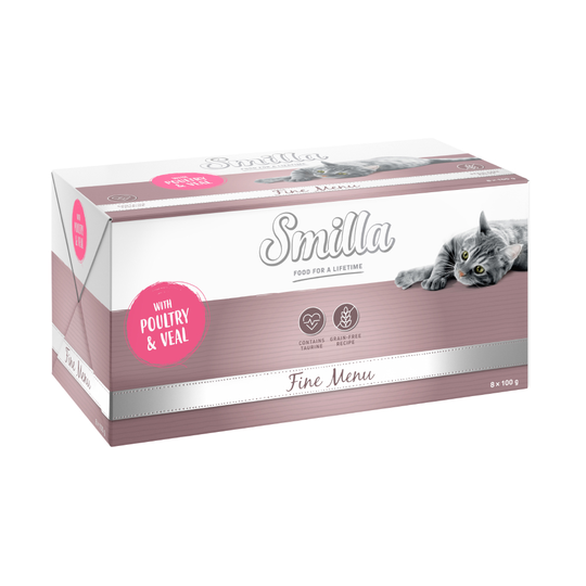 Smilla Fine Menu Saver Pack 24 x 100g - Poultry & Veal