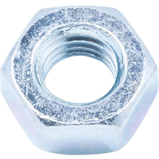Qualfast - M10 Steel Hex Full Nut bzp- you get 25