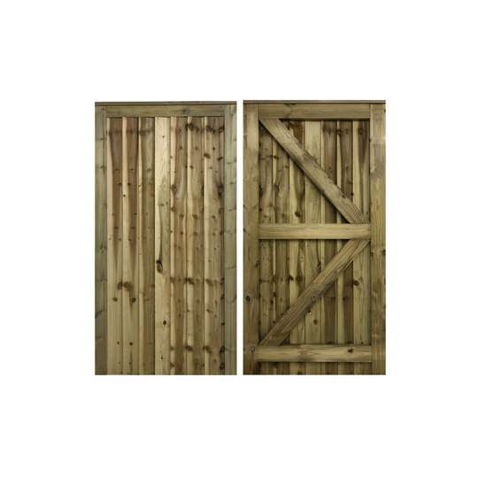 Ruby Uk - Elite Featheredge Side Gate Brown Treated