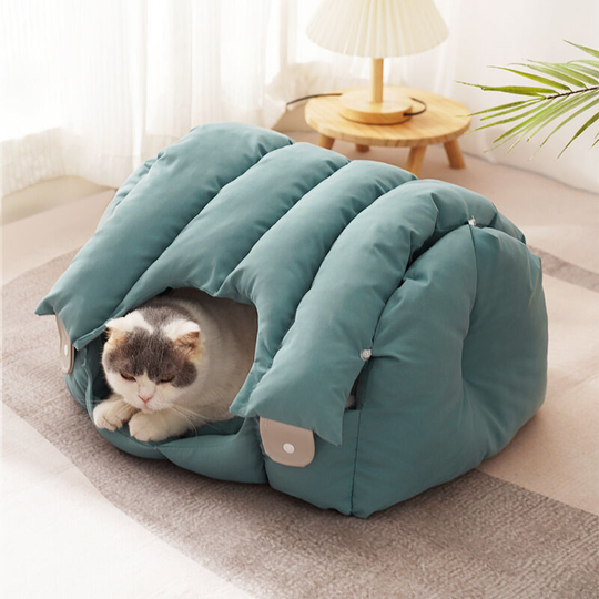 Dual Purpose Arched Cat Nest Blue Arched Nest Gray Arched Nest Animal Shaped Nest Universal Cat Dog Nest