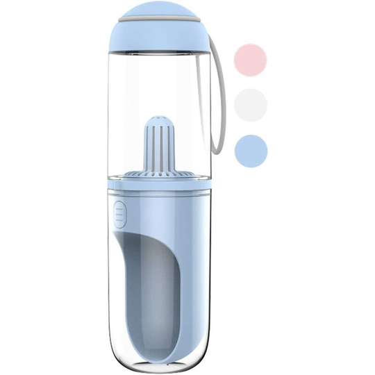 Pet Water Bottle, Portable Dog Water Dispenser, Pet Light Water Bottle (Blue) Soekavia