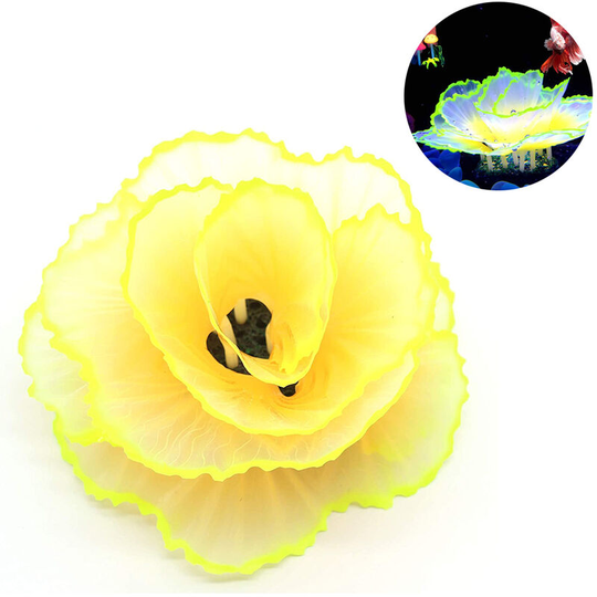 Devenirriche - Aquarium Coral Ornament Glowing Effect Coral Decor Resin Fish Tank Plants Decoration for Aquarium Landscape, orange