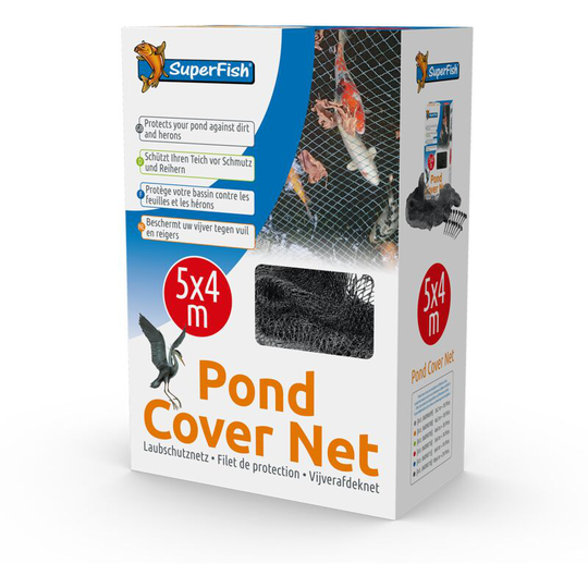Pond Cover Net With 14 Pegs 5x4m - Superfish