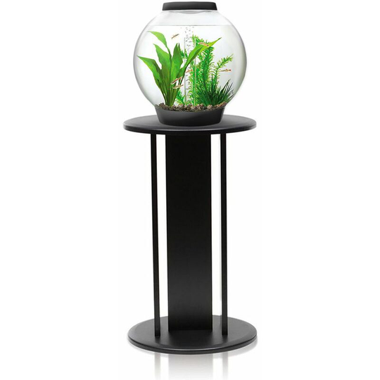 Biorb - Baby 15L Aquarium in Black with mcr led Lighting and Black Stand