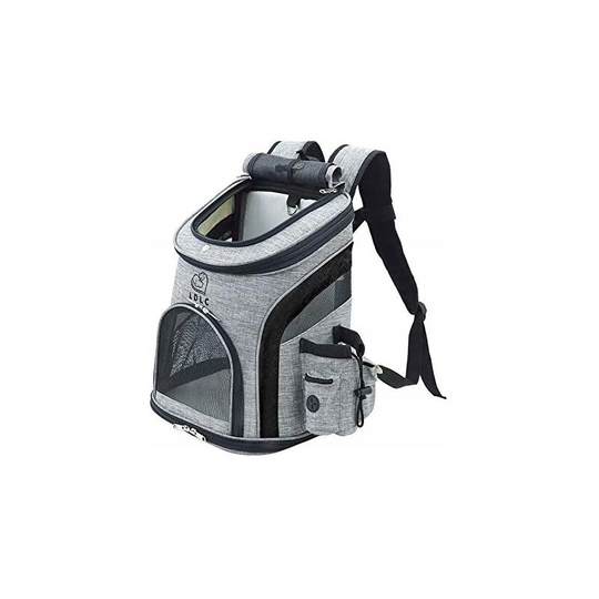 Pet Travel Backpack Pet Backpack Backpack Backpack Breathable Foldable Outdoor Cat And Dog-M Gray Black
