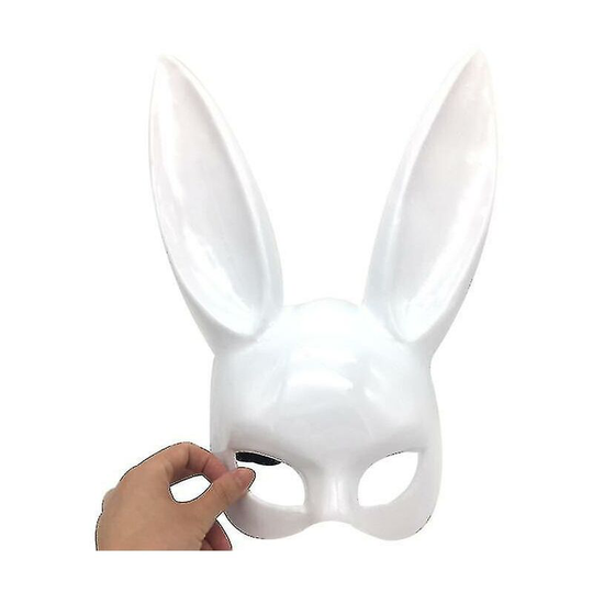 Bunny Mask Masquerade Rabbit Mask Women Sexy Black Long Ears Rabbit Bunny Party Thsinde