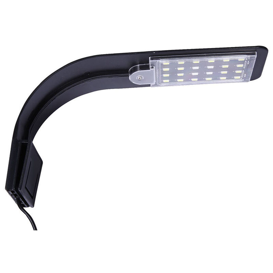 Betterlifegb - Aquarium Light, BR-Vie Ultra Thin led Aquarium Light Mini Aquarium Clamp Light with 24 led White and Blue Light for Fish and Plants,
