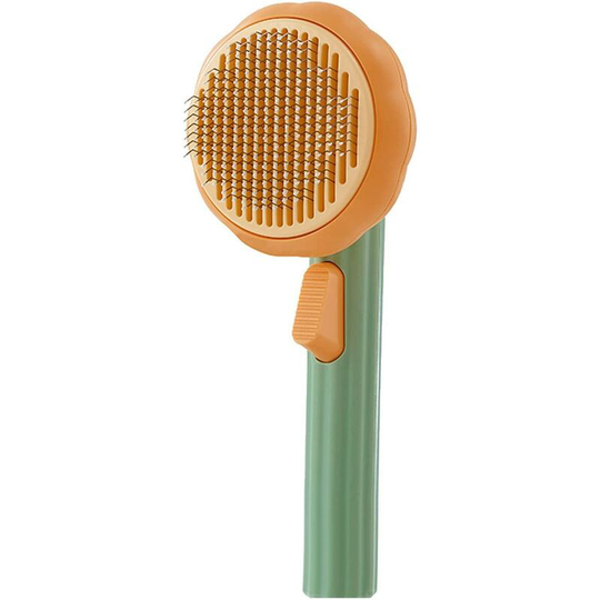 Pet Grooming Comb Pet Massage Comb Pet Brush Self-cleaning Brush Slicker Grooming Comb Portable Sing