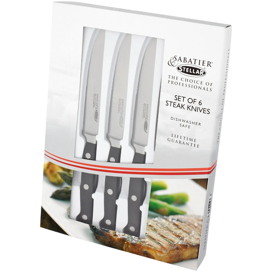 Stellar Sabatier, 6 Piece Steak Knife Set