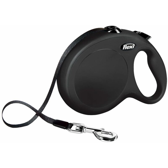 Tape Leash New Classic 8 m Black 11731 Flexi Black