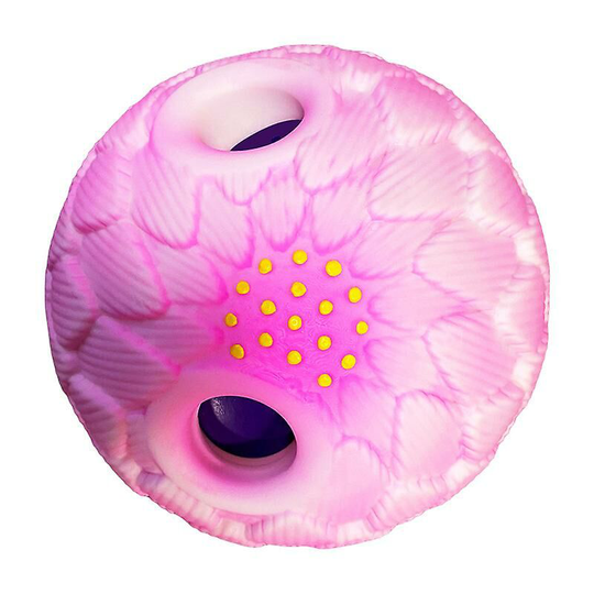 Deckon - Interactive Dog Toy Ball, Funny Smirk Sound Ball Pet Toy For Teeth Training Indoor Outdoor Tug Glowing Ball Toy Gift For Medium Large Dog, 1