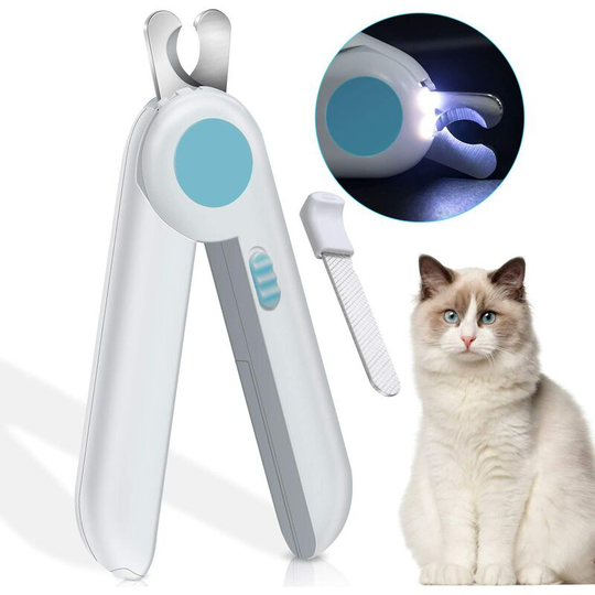 Dog Clippers, Nail Clippers for Medium and Large Dogs Care, Safe Grooming by Spacer, Safety Guard, Pet Accessory (Blue) - Langray