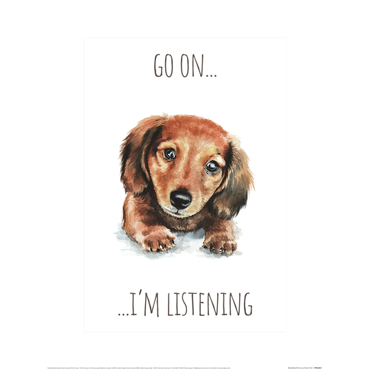 Dachshund by - Unframed Art Prints