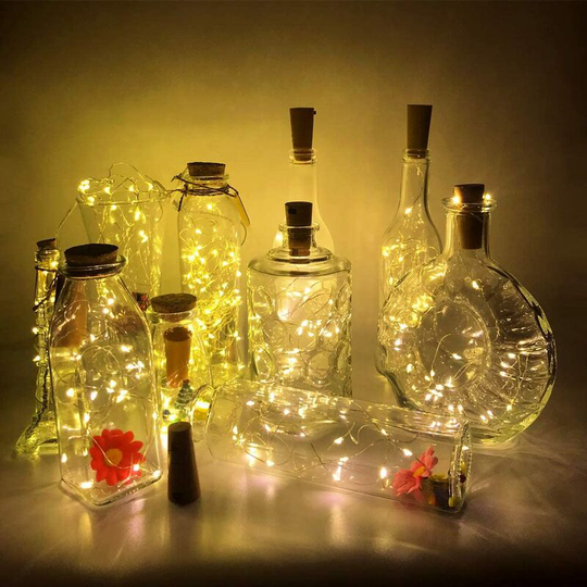 Qersta - Battery Operated Led Submersible Lamp, Indoor Decorative Light Fixture, Ideal for Vase, Bottle, Aquarium