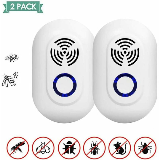 Naxunnn - Ultrasonic Mouse and Rat Repellent - Electronic Rodent Repellent Insect Cockroach Pest Eco-friendly Natural Organic Rodent Repellent