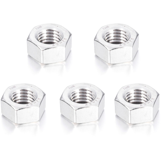 Superseller - 304 A2 DIN934 Stainless Steel Marine Grade Full Nuts Hex Nut M3, M12 - M12