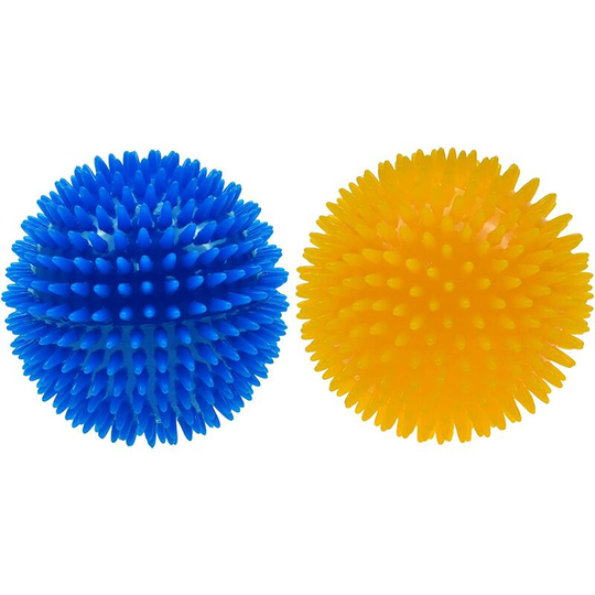 Squeak toy big rubber ball and coupler chew toy bouncy ball puppy puppy chew and play puppy, 2 pieces