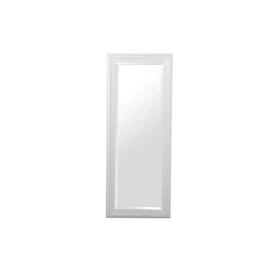 Brisco Wood Framed Wall Mounted Accent Mirror in White