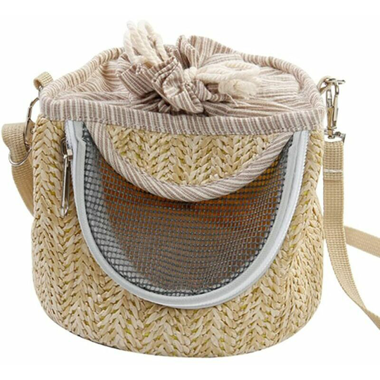 Pet Carrier Bag Portable Breathable Hamster Carry Bag Travel Handbag Hiking Warm Winter Bag With Squirrel Cage