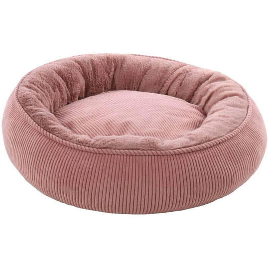 Dog Bed with Zipper Colette Round 46 cm Pink Flamingo Pink