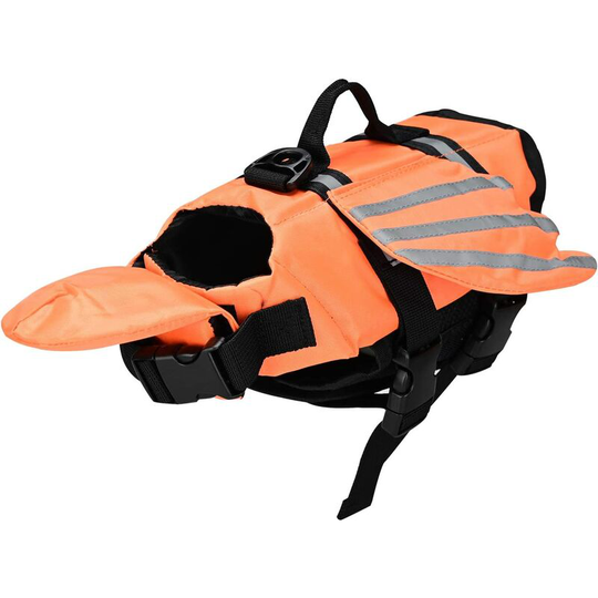 Soekavia - Dog Life Jacket Adjustable Pet Life Saver Safety Reflective Vest with Handle and Angle Wing Dog Life Saver Dog Life Saver Floating Vest
