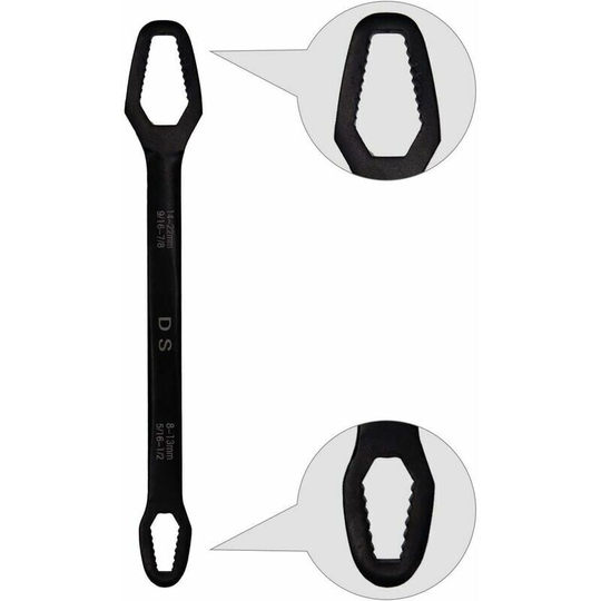 Bearsu - Universal open-end spanner Self-tightening ring spanner Suitable for various screws and nuts from 8 to 22 mm