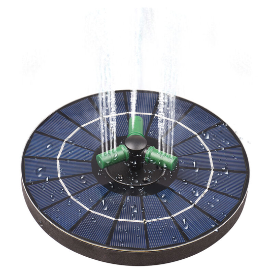 4W Colorful Solar Fountain Pump With 360°Rotatable Nozzle rgb led Light Solar Water Pump