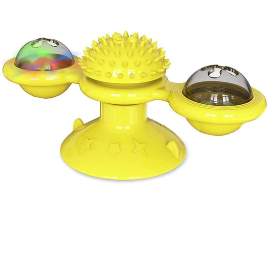 Cat Windmill, Cat Windmill Toy, Whirling Toy, Funny Cat Windmill Toy, Interactive Cat Teasing Toy, Cat Scratching Tickle Toy