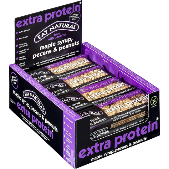 Eat Natural Extra Protein Maple Pecan,Peanut 45g x12 - 0134
