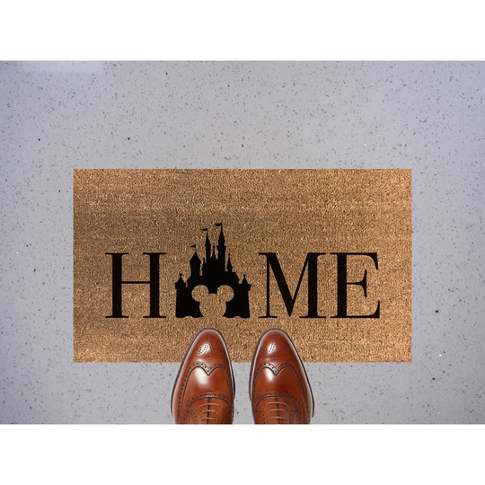 Home Disney Castle Mickey Mouse Doormat