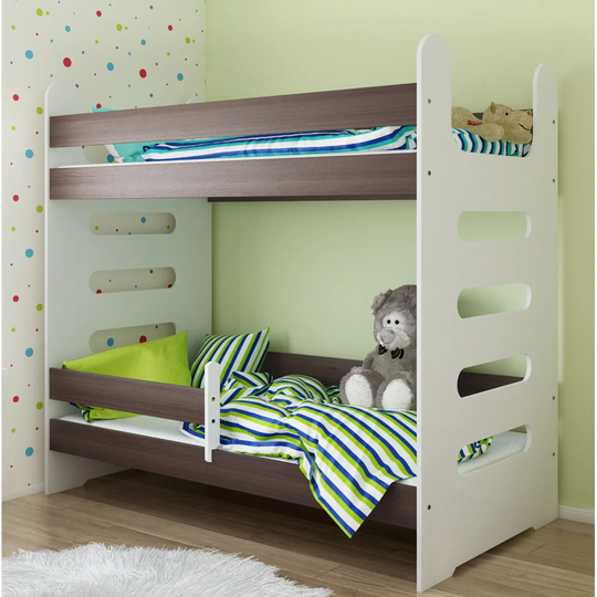 Larson High Sleeper Bunk Bed and Mattress by Isabelle & Max