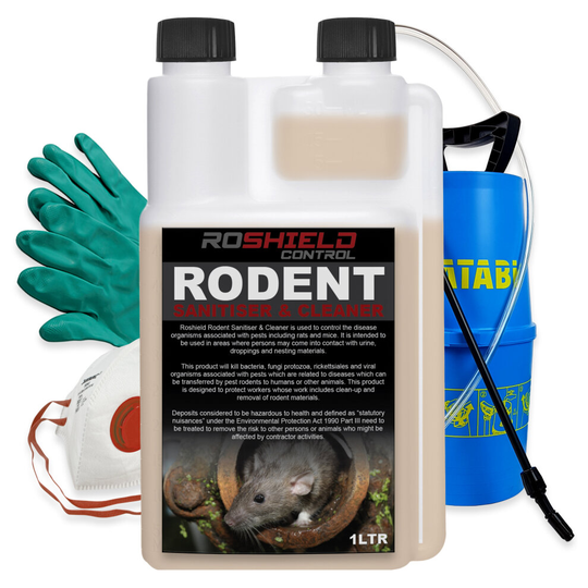 Roshield Rodent Cleaner & Sanitiser Treatment Sprayer Kit