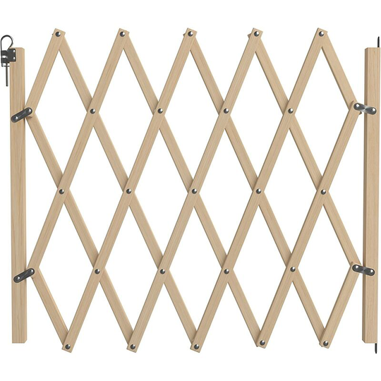 Pet Isolation Gate Wooden Fence Fence Dog Sliding Gate Wooden Gate Dog Bamboo Gate,oversized Retractable Wooden Pet Barrier