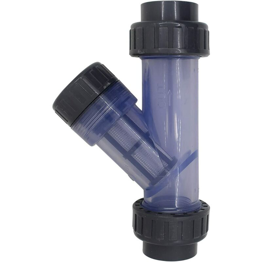 Pvc Hose Filter y Type 20mm 40mm Mesh Filter Aquarium Irrigation pvc Strainer Tubular Filter(20mm)