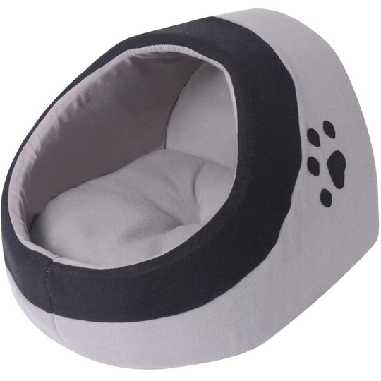 Cat Cubby Grey and Black l Vidaxl Grey