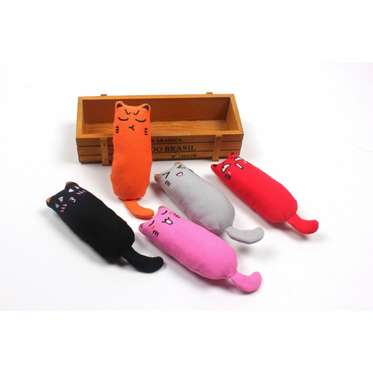 5 Pcs Catnip Toys for Cats Interactive Cat Chew Cat Kitten Bite Supplies, Catnip Toy Set