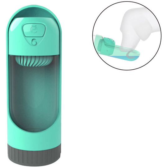 Dog Water Bottle for Walking,Portable Dog Water Bottle Pet Water Dispenser,Outdoor Water Drinking Bottle for Travelling, green