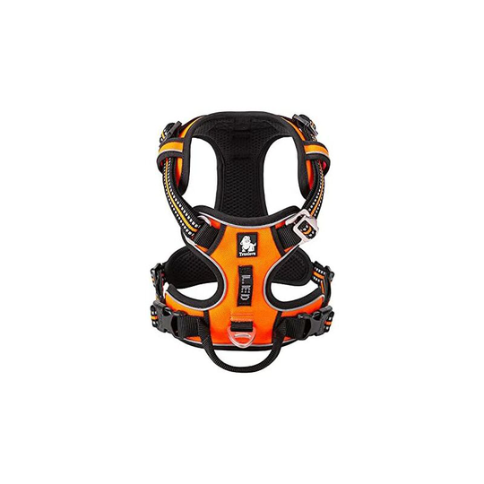 True Love No-Pull Dog Harness Highly Reflective Pet Harness for Small Medium Dogs Adjustable Padded Soft Mesh Vest