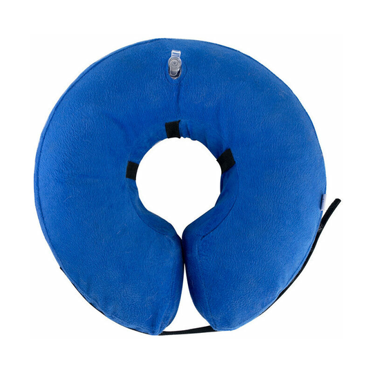 Inflatable Dog Collar, Cats & Dogs Protective Collar, Cone Pet Collar After Injury & Surgery, Adjustable Pet Collar (blue)
