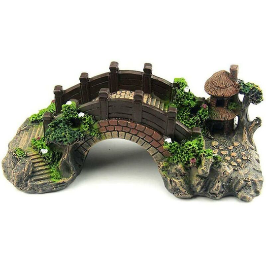 Ornament of the aquarium bridge, ornament of artificial aquarium bridge
