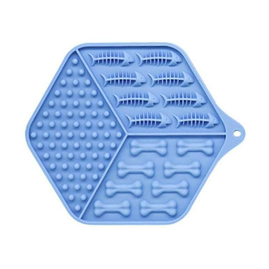 Dog Lick Mat, Dog Lick Pad, Silicone Dog Lick Mat with Suction Cup